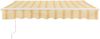 Markise Bitonto 350x250 cm Gelb/Weiß [en. casa] Bild 4