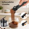 FOUORTUNATE-BEE Kaffeelöffel 2 Stück Kaffeelöffel mit Trichter, 2 Esslöffel Kaffeemesslöffel (2 Stück), für gemahlenen Kaffee, Kaffeelot als Portionierer Dosierlöffel Bild 4