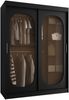 Kleiderschrank Bimaza 150 mit Schubladen (Farbe: Schwarz) Bild 1