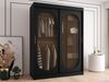 Kleiderschrank Bimaza 150 mit Schubladen (Farbe: Schwarz) Bild 2