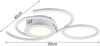 Geschwungene LED Deckenleuchte JIVE mit Fernbedienung Weiß, Breite 50cm Bild 3