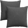 vidaXL Sofakissen 2 Stück Dunkelgrau 80 x 80 cm Cordstoff 42014076 Bild 2