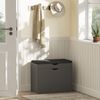 Schuhbank Schufy Anthrazit 60 x 51 cm mit 2 Fächern Vicco Bild 3
