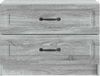 vidaXL Nachttisch Graues Sonoma 62 x 34,5 x 44,5 cm Holzwerkstoff 895701 Bild 4