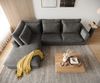 Ecksofa Isla 330x225 cm Chenille Anthrazit Ottomane links Bild 4