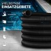 tillvex Poolschlauch Made in Germany | Schwimmbadschlauch mit Muffen | Solarschlauch für Pool und Schwimmbecken | Saugschlauch | Pumpenschlauch | flexibler Wasserschlauch (Schwarz, 25m / 32mm) Bild 2