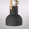 JUST LIGHT 15747-18 CUP 2.0 Pendelleuchte 30cm schwarz Holz E27 Bild 4