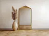Vente-unique - MERRY Spiegel Holz, Platte Gold - B 5 cm x H 190 cm x L 120 cm Bild 4
