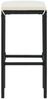 vidaXL Barhocker mit Kissen 2 Stk. Schwarz Poly Rattan 313440 Bild 4