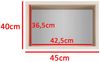 Kleiderschrank 45 cm Modulo mit Schrankaufsatz, Mehrzweckschrank, Weiß, Push-to-Open-System, Modernes Design, 225 x 40 x 45 cm Bild 3