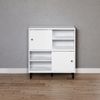 Trendteam 'Evolution' Regalschrank Click System, Holz weiß / wenge Lack, 90 x 99 x 38 cm Bild 2