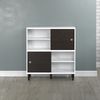 Trendteam 'Evolution' Regalschrank Click System, Holz weiß / wenge Lack, 90 x 99 x 38 cm Bild 3