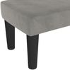 vidaXL Sitzbank Hellgrau 70x30x30 cm Samt 346638 Bild 5