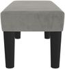 vidaXL Sitzbank Hellgrau 70x30x30 cm Samt 346638 Bild 4