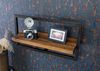 Wandregal Altholz 65x25x35 braun lackiert SEVILLA #08 Bild 2