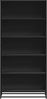 vidaXL Bücherregal Schwarz 80,5x35x170,5 cm Holzwerkstoff 3300855 Bild 4
