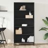vidaXL Bücherregal Schwarz 80,5x35x170,5 cm Holzwerkstoff 3300855 Bild 3