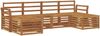 vidaXL Sofagarnituren 6 pcs Natur Massivholz Akazie 3375249 Bild 2