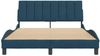 Doppelbett, Bettgestell Modernen ohne Matratze Blau 140x190 cm Samt d1776e Bild 5
