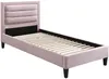 Vente-unique - MACHUPIO Bett Stoff Puderrosa - B 207 cm x H 106 cm x L 98 cm Bild 2