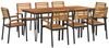 vidaXL 9-tlg. Garten-Essgruppe Massivholz Akazie und Metall 3155421 Bild 2
