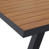 Siena Garden Tirana Dining Tisch 200x100 cm - Aluminium (matt anthrazit) & FSC-Teak Bild 4