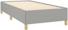 Boxspringbett mit Matratze Stoff Hellgrau 90x190 cm, Härtegrad: H2 [3128565] Bild 4