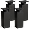 sossai® Möbelfuß Design-Möbelfüße, 4er & 8er Set, höhenverstellbar MFV1, Farbe: Schwar, (4-St), Farbe: Schwarzmatt Bild 5
