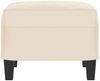 vidaXL Fußhocker Beige 60x50x41 cm Mikrofasergewebe 349346 Bild 4