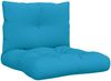 vidaXL Palettenkissen 2 Stk. Blau Stoff Bild 2