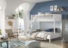 Etagenbett Karyl 208x158x175 Familienbett Massivholz Weiß Bild 4