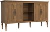HOLTICO Sideboard Buffet Schrank mit 4 Türen und offenem Regal, Vintage Akzent Kommode (1 St), TV-Schrank, Küchenschrank, Kredenz, und Weinschrank Bild 3