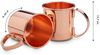 ECHTWERK Glas Moscow Mule Kupferbecher 2er Set, Edelstahl Bild 2