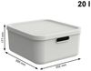 ROTHO Aufbewahrungsbox Albula Light 2er-Set Aufbewahrungskiste 20l (Aufbewahrungsboxenset, 2er-Set) Bild 4