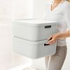 ROTHO Aufbewahrungsbox Albula Light 2er-Set Aufbewahrungskiste 20l (Aufbewahrungsboxenset, 2er-Set) Bild 2