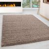 Hochflor Teppich Lux Läufer - 100x200 cm - Beige Bild 2