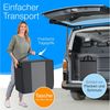 Bestschlaf Klappmatratze Spar-Set inkl. Husse & Transporttasche, Polyester, Grau / Grau, 75x195 cm Bild 2