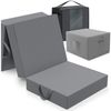 Bestschlaf Klappmatratze Spar-Set inkl. Husse & Transporttasche, Polyester, Grau / Grau, 75x195 cm Bild 5