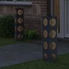vidaXL Solar LED Weg Licht 2 pcs Anthrazit Kalt gewalzter Stahl 879788 Bild 3