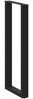 vidaXL Bartischbeine U-Form 2 Stk. Schwarz 40x(110-111) cm Stahl 4013240 Bild 4
