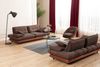Sitzgruppe/Sofa Set - Wohnzimmergarnitur "Lunaria" 3+3+1-Braun Bild 2
