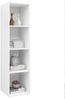 vidaXL TV-Wandschrank Weiß 37x37x142,5 cm Holzwerkstoff 805489 Bild 3