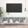 vidaXL TV-Wandschrank Weiß 37x37x142,5 cm Holzwerkstoff 805489 Bild 1