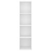 vidaXL TV-Wandschrank Weiß 37x37x142,5 cm Holzwerkstoff 805489 Bild 4
