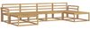vidaXL Outdoor-Sofagarnitur 6 pcs Weiß Massivholz Akazie 3386828 Bild 2