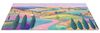 MuchoWow Fußmatte Landschaft - Lila - Pastell - Häuser, Rechteckig, innen Schmutzfangmatte, Tür, Schmutzfänger Flur, Teppich 60x40 cm Bild 2