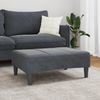vidaXL Fußhocker Dunkelgrau 77x55x31 cm Samt 4007376 Bild 3