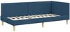 vidaXL Eckbettgestell mit Matratze Sonstiges 2 pcs Blau Stoff 3393740 Bild 5