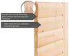 Karibu Sauna Sandra mit Dachkranz + 3,6kW Plug&Play Ofen integrierte Steuerung Bild 5