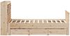 vidaXL Massivholzbett mit Regal ohne Matratze 135x190 cm Kiefernholz 3308936 Bild 5